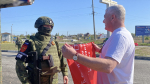 «Единая Россия» дала старт акции «Знамя Победы» в Херсонской области на блокпостах